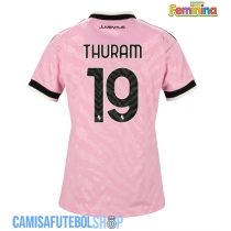 Camisa de time de futebol Juventus Khephren Thuram #19 Replicas 2º Equipamento Feminina 2026-27 Manga Curta